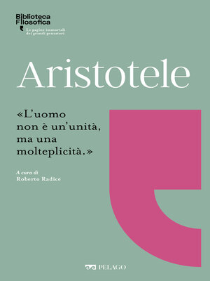cover image of Aristotele